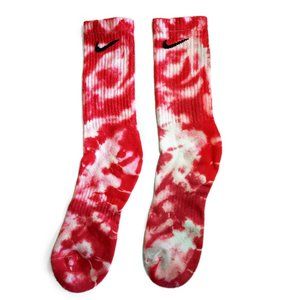 Nike Crew Socks - Red Tie Dye